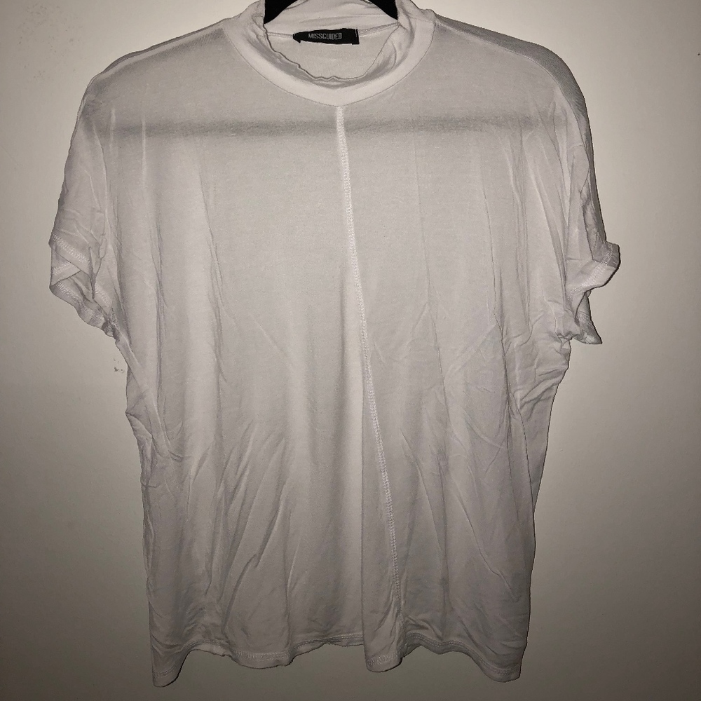 Missguided Mock Neck Blouse